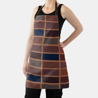 Terracotta Colorful Stripes Modern Elegant