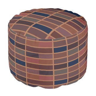 Terracotta Colorful Stripes Modern Minimalist