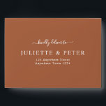 Terracotta Colour w/ Return Address 5x7  Envelope<br><div class="desc">Designed to coordinate with our Whimsical Line Rose Collection,  this is a 5x7 rsvp envelope in terracotta colour with return address. For more advanced customisation of this design,  e.g. changing layout,  font or text size please click the "CUSTOMIZE" button above. Please contact me for any questions!</div>