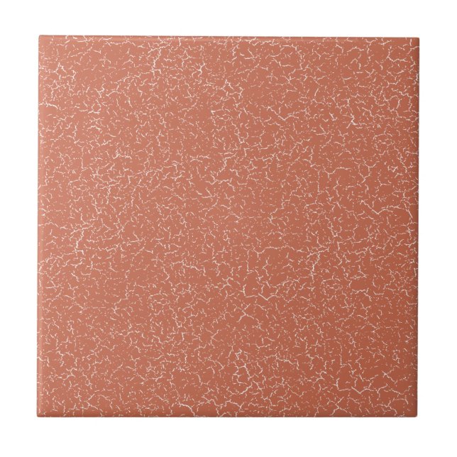Terracotta Crackle Glaze Solid Color Tile (Front)