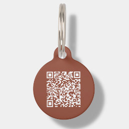 Terracotta Custom QR Code | Scan Pet ID Tag