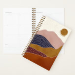 Terracotta Desert Sun | Abstract Undated 12 Month Planner<br><div class="desc">Terracotta Desert Sun | Abstract Undated 12 Month Planner This minimal abstract terracotta desert sun undated 12 month planner is great as a gift or for personal use to stay fashionably organized and crush your goals! "That which is scheduled actually gets done!" Year is easily customizable by clicking on the...</div>