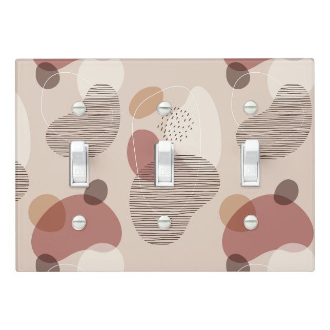 Terracotta Drift Light Switch Cover (In Situ)