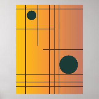 Terracotta Drift No. 1 — Modern Geometric Wall Art