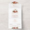 Terracotta Earthy Floral Pumpkins Fall Wedding