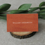 Terracotta Earthy Tone  Business Card