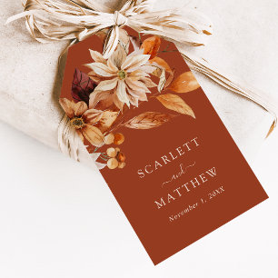 Terracotta Fall Favor Tags