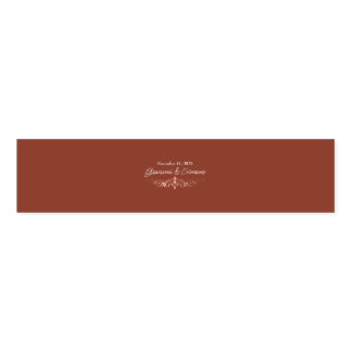 Terracotta Faux Rose Gold Napkin Bands