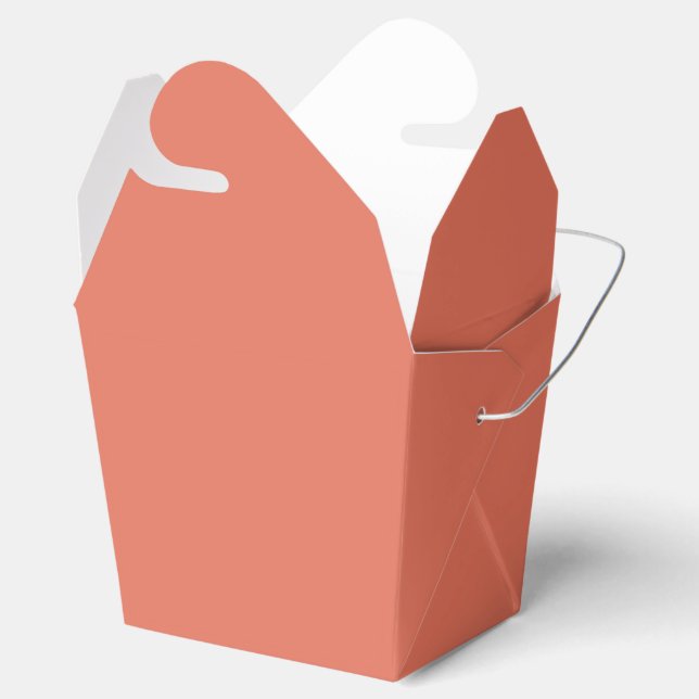 Terracotta  favor boxes (Opened)