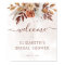 Terracotta Floral Boho Fall Bridal Shower Welcome