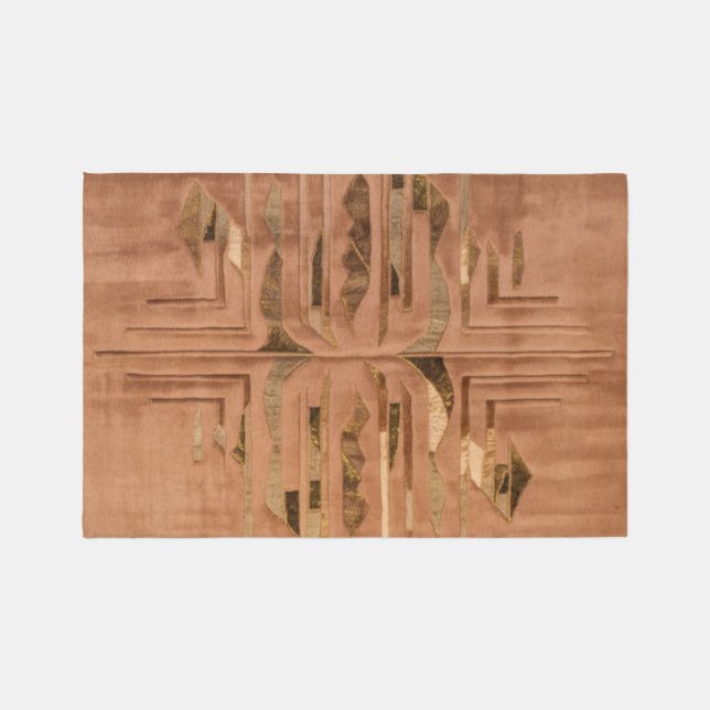 Terracotta Gold Rug (Front)