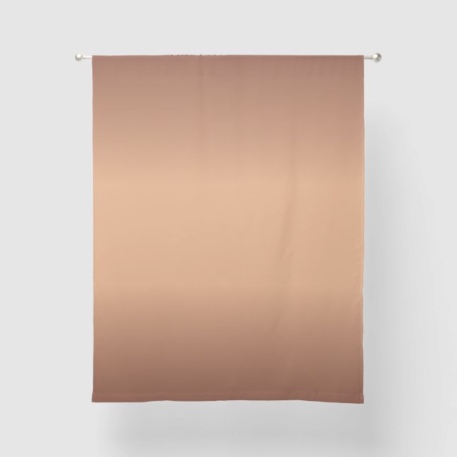 Terracotta Gradient Sheer Curtains (Front)