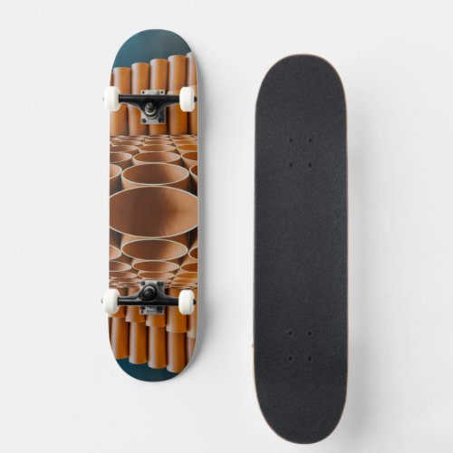 Terracotta Half_pipe Skateboard