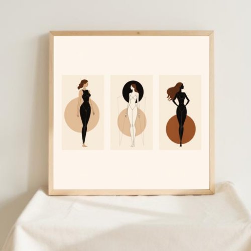 Terracotta Harmony – Abstract Feminine Wall Art 8