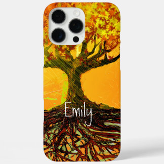 Terracotta Italian Sunset Roots Tree Orangerie  iPhone 16 Pro Max Case