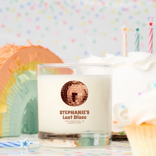 Terracotta Last Disco Bachelorette Weekend   Scented Candle
