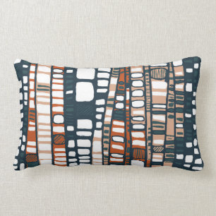Terracotta layers lumbar pillow