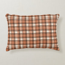 Terracotta Lodge Terracotta & Cream Tartan Plaid