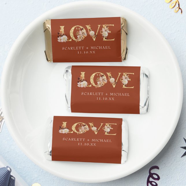 Terracotta Love Candy Favor (Terracotta Love Chocolate Candy Favors by Painted Paperie
)