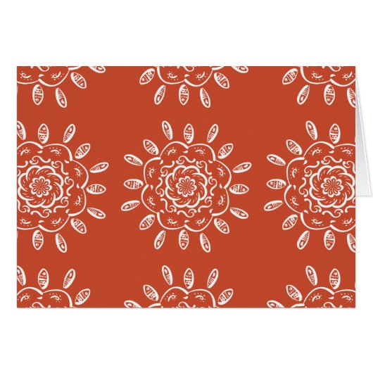 Terracotta Mandala Cards (Front Horizontal)