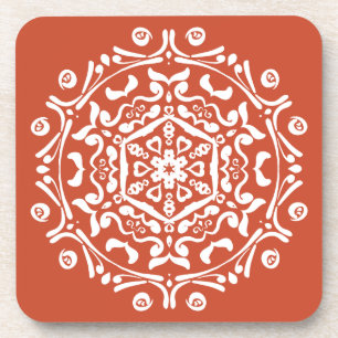 Terracotta Mandala Coaster