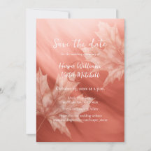 terracotta maple leaves fall wedding