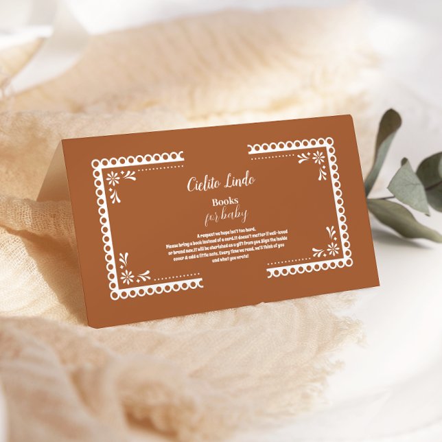 Terracotta Mexican Cielito Lindo Books for Baby Enclosure Card (Creator Uploaded)