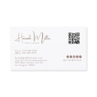 Terracotta | Modern Elegant Minimalist QR Code