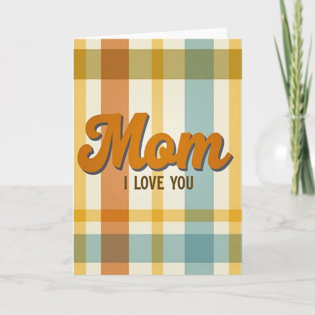 Terracotta Mothers Day Art Card (Front)