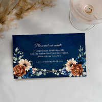 Terracotta Navy Blue Greenery Website Details Encl