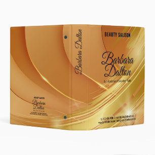 Terracotta Ocher Beige Gold Mini Binder