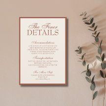 Terracotta Old Money Luxe Glam Wedding Details
