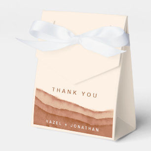 Terracotta Ombre Boho Favor Boxes