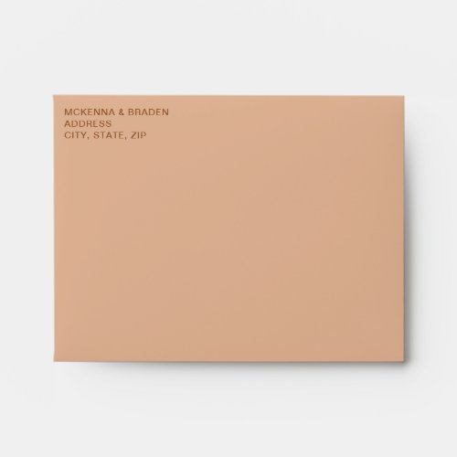 Terracotta Ombre  Envelope