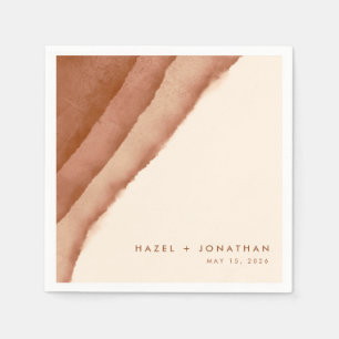 Terracotta Ombre   Minimalist Boho Napkins