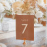 Terracotta Ombre | Minimalist Boho Table Number