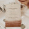 Terracotta Ombre | Minimalist Boho Wedding Invitat