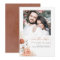 Terracotta Pampas Grass Save The Date Photo