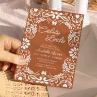 Terracotta Papel Picado Mexican Baby Shower