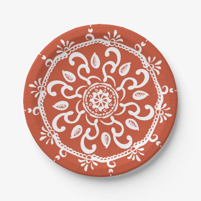 Terracotta Paper Plates (Front)