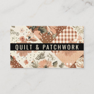 Terracotta Quilt Patchwork Handmade Clothing  Business Card