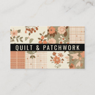 Terracotta Quilt Patchwork Handmade Clothing Business Card