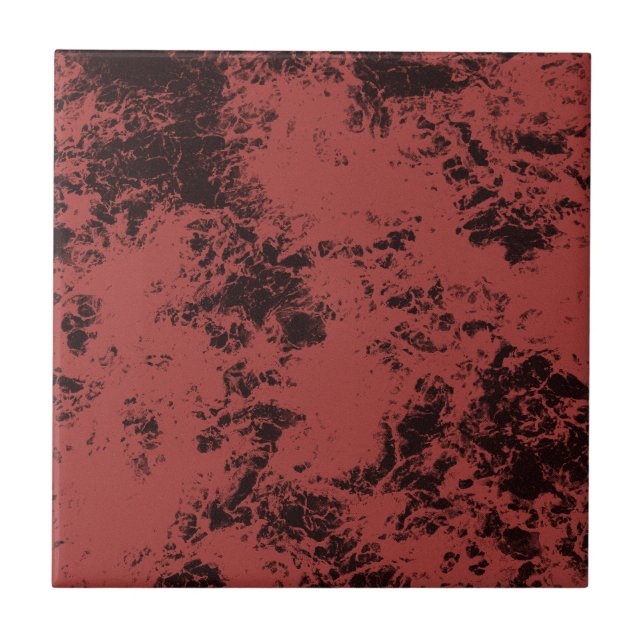 Terracotta red marble texture  ceramic tile (Front)