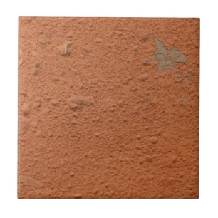 Terracotta red simple rustic  ceramic tile