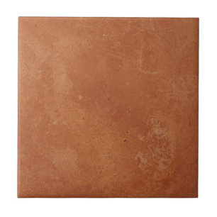 Terracotta red simple rustic  ceramic tile
