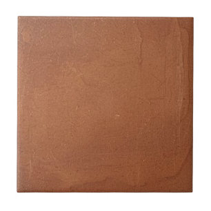 Terracotta red simple rustic  ceramic tile