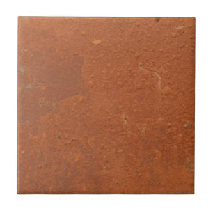 Terracotta red simple rustic  ceramic tile