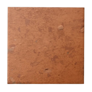 Terracotta red simple rustic  ceramic tile