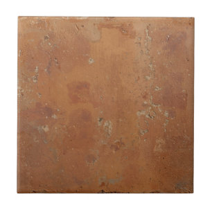 Terracotta red simple rustic  ceramic tile