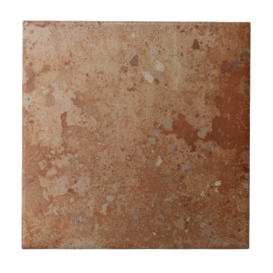Terracotta red simple rustic  ceramic tile